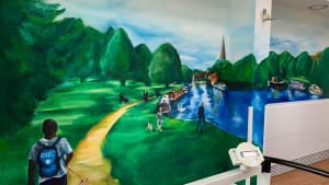 A colourful mural of memories for Abbey Ward